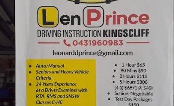 Len Prince Driving Instruction
