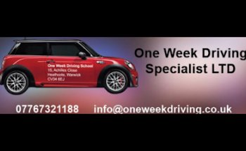 Oneweekdriving Specialist Ltd Warwick