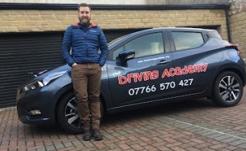 Andy at the Driving Academy