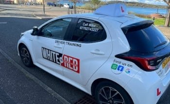 White and Red Driving School