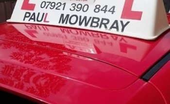 Paul Mowbray. Approved Driving Instructor.