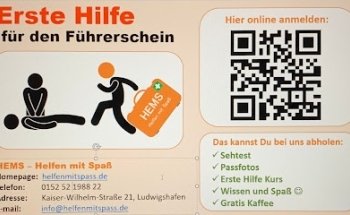 HEMS - Helfen mit Spaß - Erste Hilfe Kurs