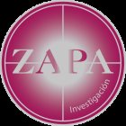 Detectives Privados ZAPA INVESTIGACIÓN