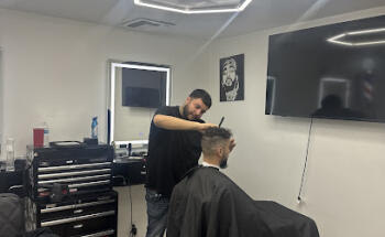 Luxury barber lounge