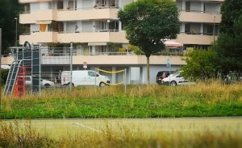 Terrain de volleyball - Волейбольная площадка