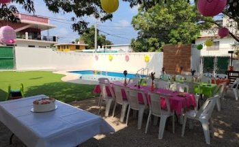 Reforma 500 alberca y jardín