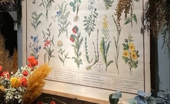 Harvest Wood And Flowers