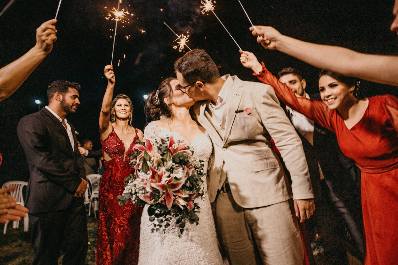 Fotografía de bodas de noche: trucos y consejos