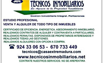 TECNICOS INMOBILIARIOS