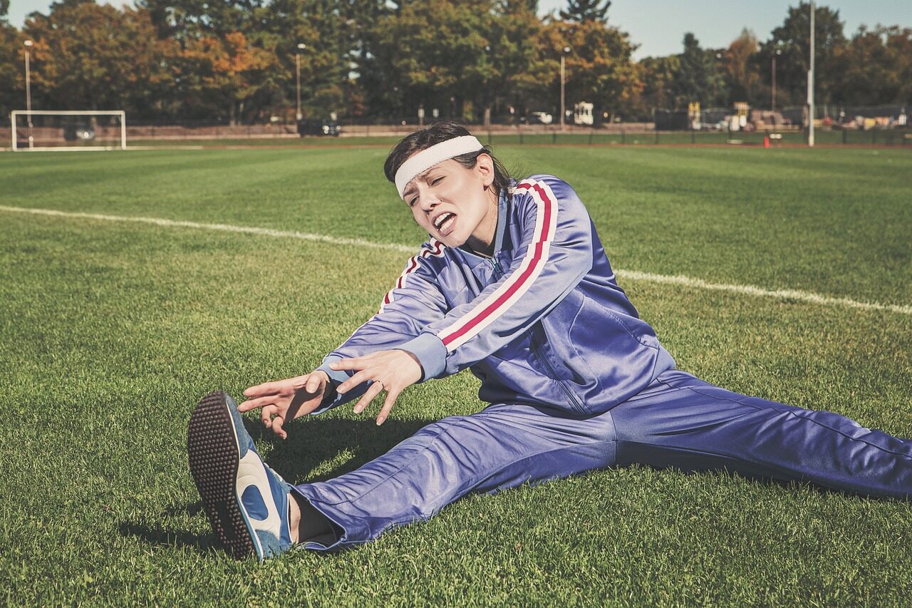 En esta fotografía, vemos a una deportista ejercitándose