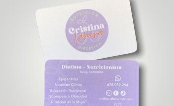 Nutricionista Santander - Cristina Lahera Nutrición