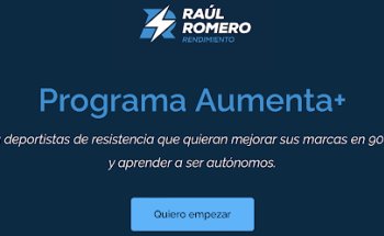 Raúl Romero - Nutrición deportiva online