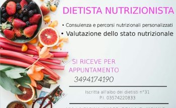 Dott.ssa Valentina Elia DIETISTA NUTRIZIONISTA