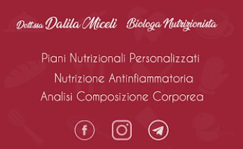 Dtt.ssa Dalila Miceli - Nutrizione e Prevenzione