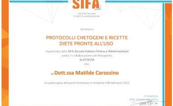 Dott.ssa Matilde Carossino Nutrizionista