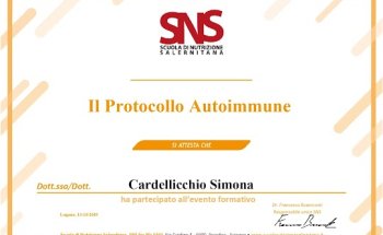 Dott.ssa Simona Cardellicchio Biologa Nutrizionista