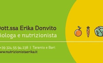 Dott.ssa ERIKA DONVITO- Biologa Nutrizionista