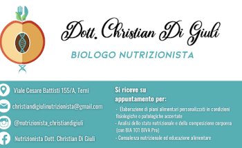 Dott. Christian Di Giuli, Nutrizionista