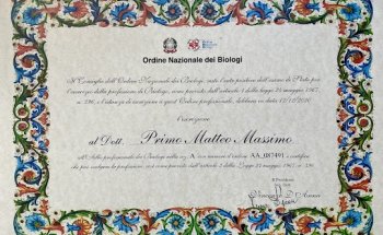 Dr. Massimo Matteo Primo, Nutrizionista