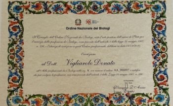 Dott. Donato Vigliarolo, Nutrizionista