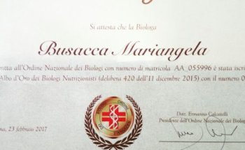 Dott.ssa Busacca Mariangela-Biologo Nutrizionista