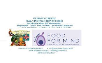 Studio di Nutrizione DR BONACCORSI