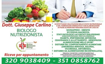 Studio di Nutrizione e Nutrigentica Dott. Giuseppe Carlino Biologo Nutrizionista