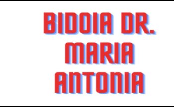 Bidoia Dr. Maria Antonia