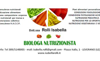 Dott.ssa Isabella Rolli - Biologa Nutrizionista