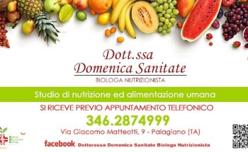 Dott.ssa Domenica Sanitate Biologa Nutrizionista