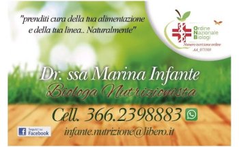 Dr.ssa Marina Infante Biologa Nutrizionista