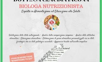 Dott.ssa Claudia Iacona - Biologa Nutrizionista