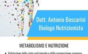 Dott. Antonio Boscarini, Nutrizione e Dietetica