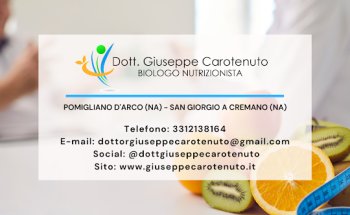 Dott. Giuseppe Carotenuto - Biologo Nutrizionista