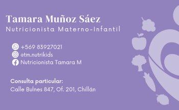 Nutricionista Materno Infantil - Tamara Muñoz Sáez