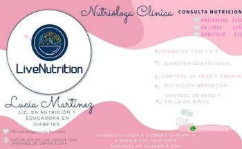 Nutrióloga Lucía Martínez