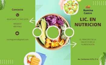 Nutricionista - Lic. Romina Castro