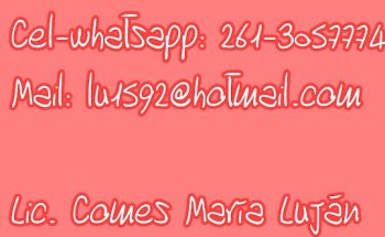 Nutricionista Holística Lic. Comes María (Mat1231) Atención presencial y Virtual. .