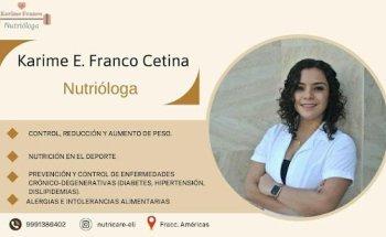 Nutricion y aparatologia Karime Franco Cetina
