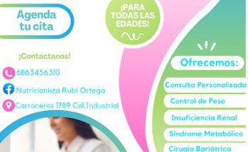 Nutricionista Rubí Ortega