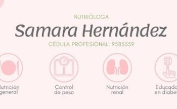 Nutrióloga Samara Hernández