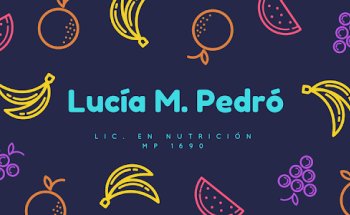 Lic. Lucía M Pedró