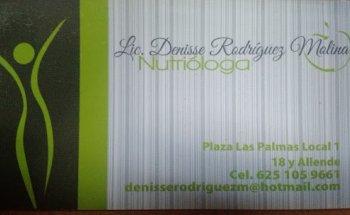 Nutriologa Denisse Rodriguez