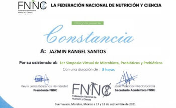 Nutrióloga Jazmin Rangel