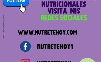 NUTRIÓLOGA SAN JERÓNIMO/NUTRETE HOY