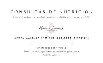 Nutrióloga Adulto Mayor - Mariana Ramírez