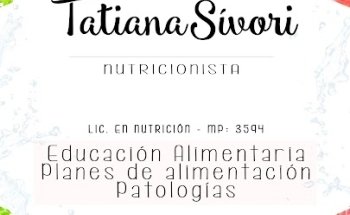 Lic. Tatiana Sívori, Nutricionista