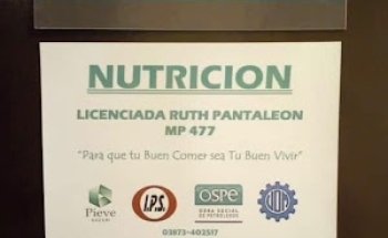 Nutricionista. Lic. Ruth Pantaleon