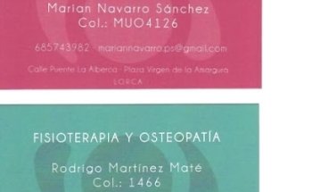 Clínica la Alberca. Rodrigo Martínez y Marian Navarro. Fisio y psicología infantil y adolescente.