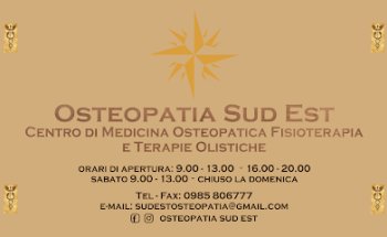 Osteopatia Sud Est